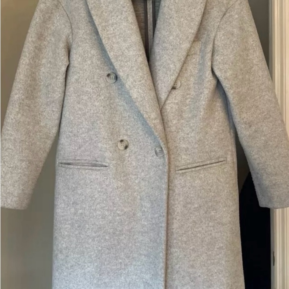 Elegant Gray Women's Coat
